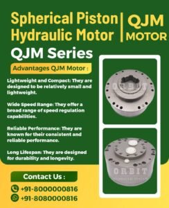 QJM Spherical Piston Hydraulic Motor Manufacturer in Ahmedabad Mumbai Pune Chennai Bangalore Hyderabad Delhi Nashik Kolkata Nagpur Coimbatore India